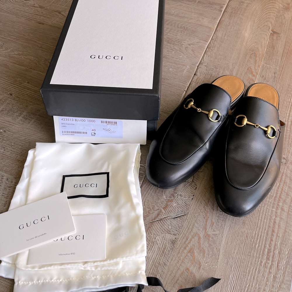 Gucci Princetown Leather Slipper